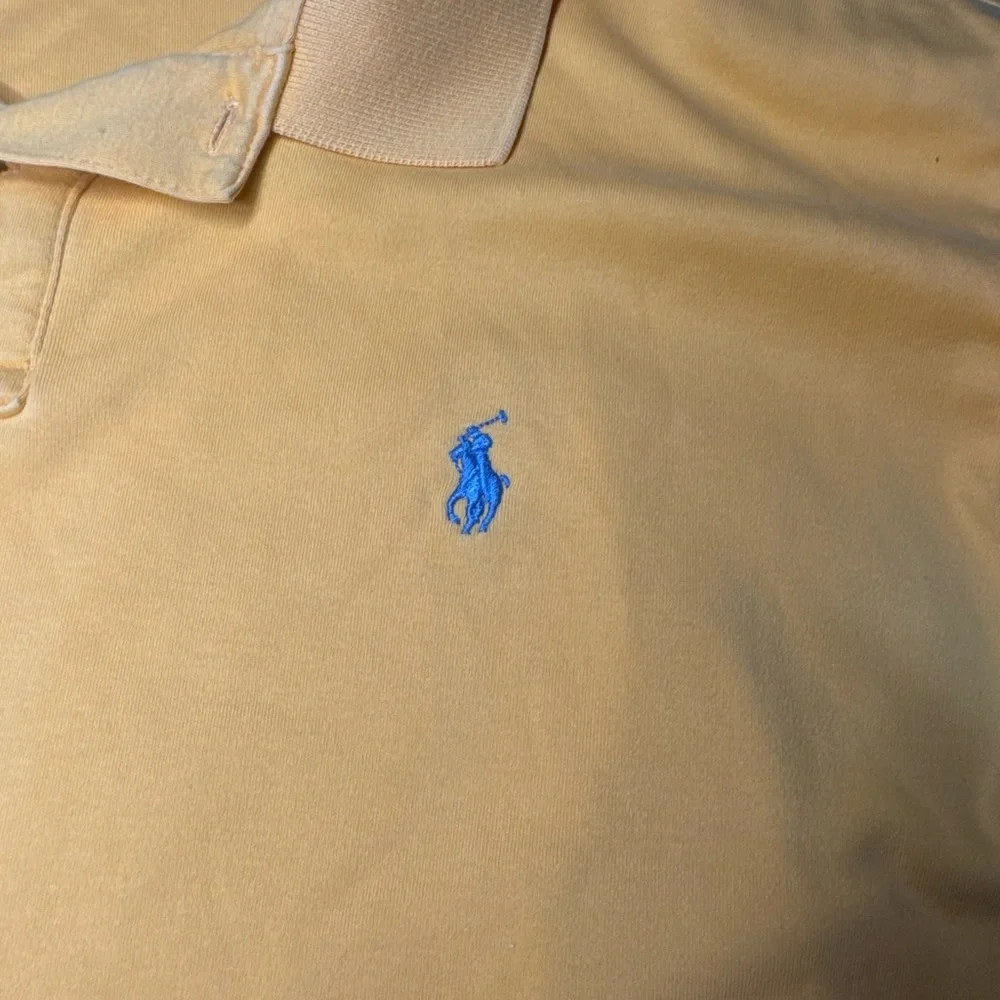 Ralph Lauren Men's Polo‎ Short Sleeve Shirt Orange, 100% Cotton, Size Large